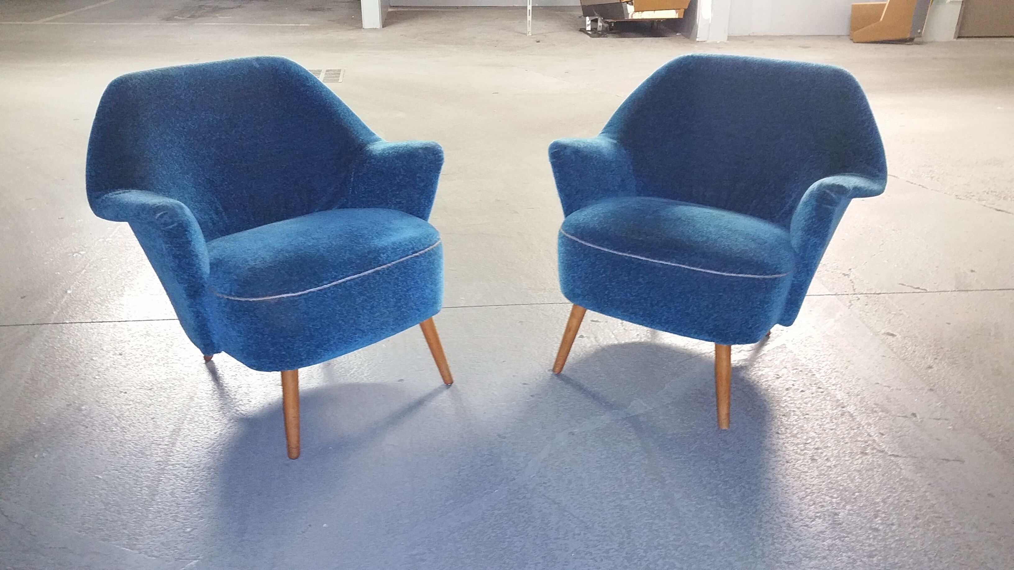 Superb pair of chairs 50 60 organic years