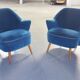 Superb pair of chairs 50 60 organic years