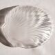 Glass scallop shell dish, Arcuisine France