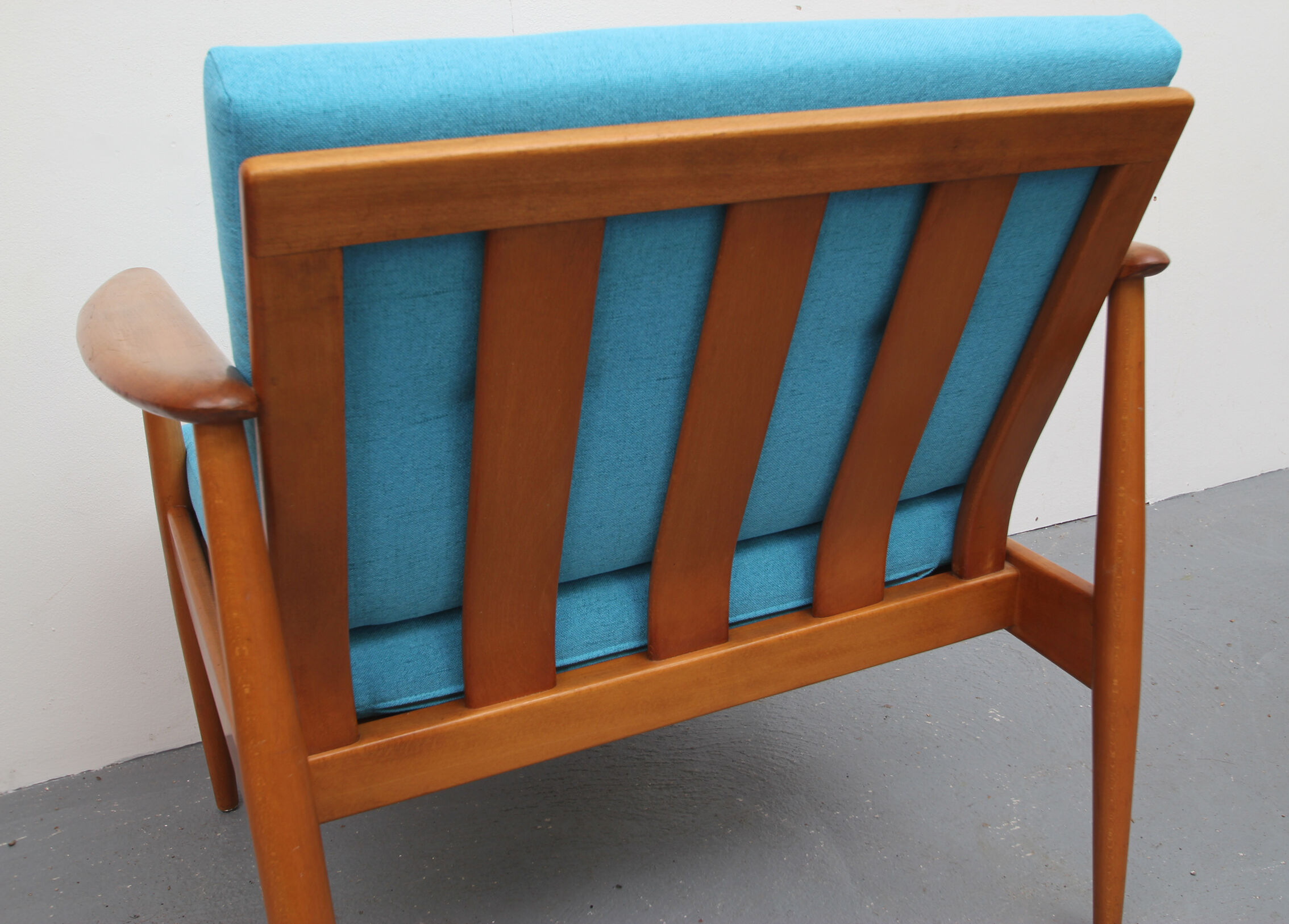 Armchair in light blue from the 1960s