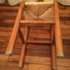 Tabouret assise paillé