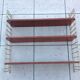 String shelf with 3 trays, vintage 60/70