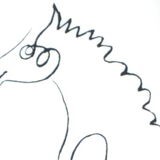 Assiette "cheval"