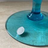 Vase optique en verre empoli Italy