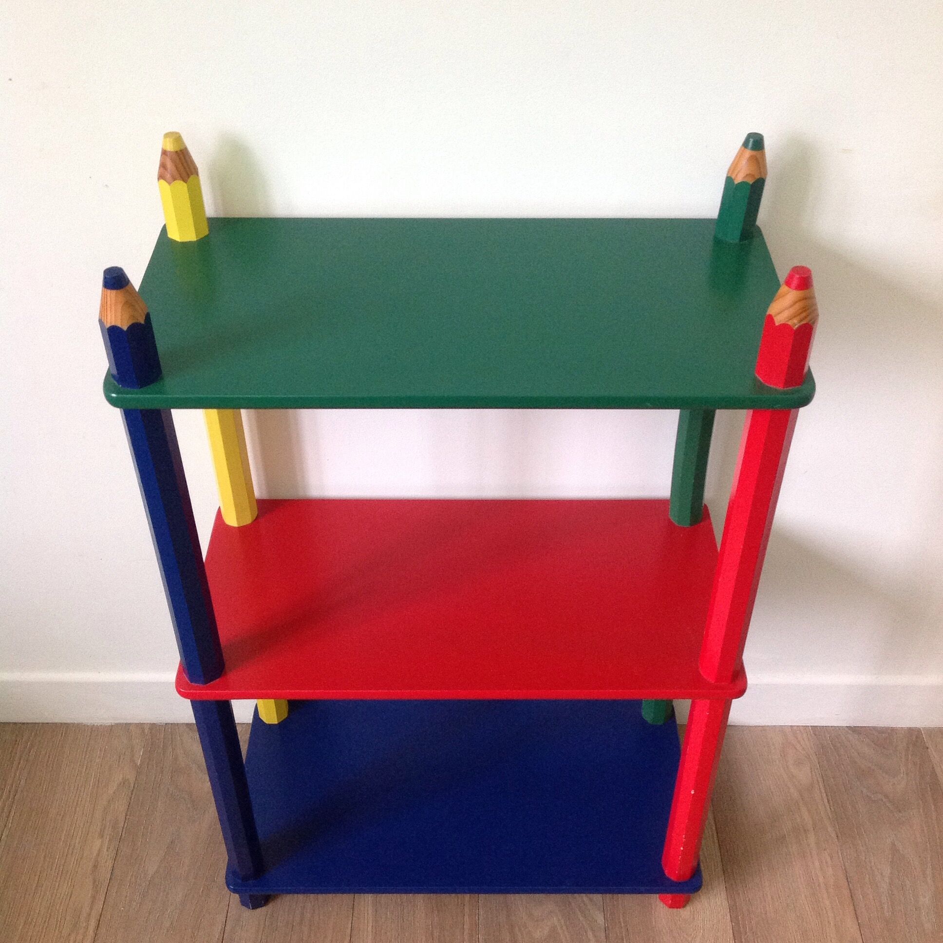 Etagère crayons années 80