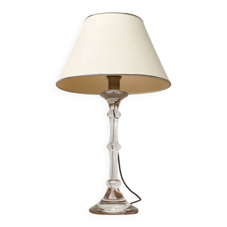 Mid-century German Tiffany glass table lamp by Ingo Maurer, 1960s.