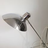 Articulated desk lamp in chromed metal by André Lavigne for Aluminor 1960
