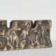 Bronze catchall in Brutalist style from the 1960s.
