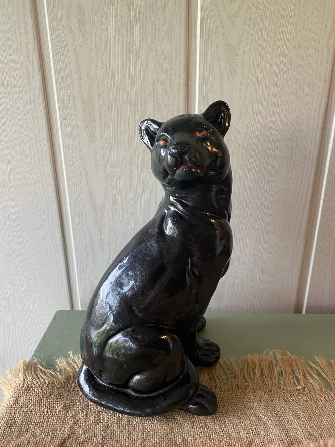 Sculpture panthère vintage