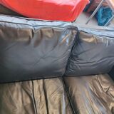 Leather and fabric sofa by Jean-Charles de Castelbajac for Ligne Roset
