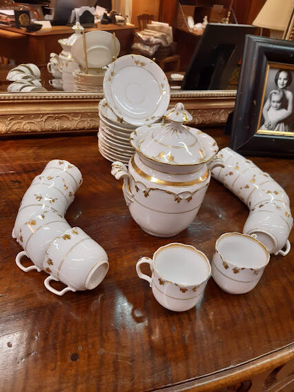 Set coffee in Paris porcelain