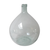 Transparent blue demijohn