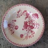 Set of 3 plates in Iron Earth Gien model Capucines