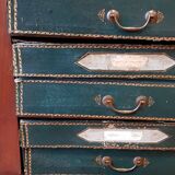 Storage unit, mahogany cardboard box