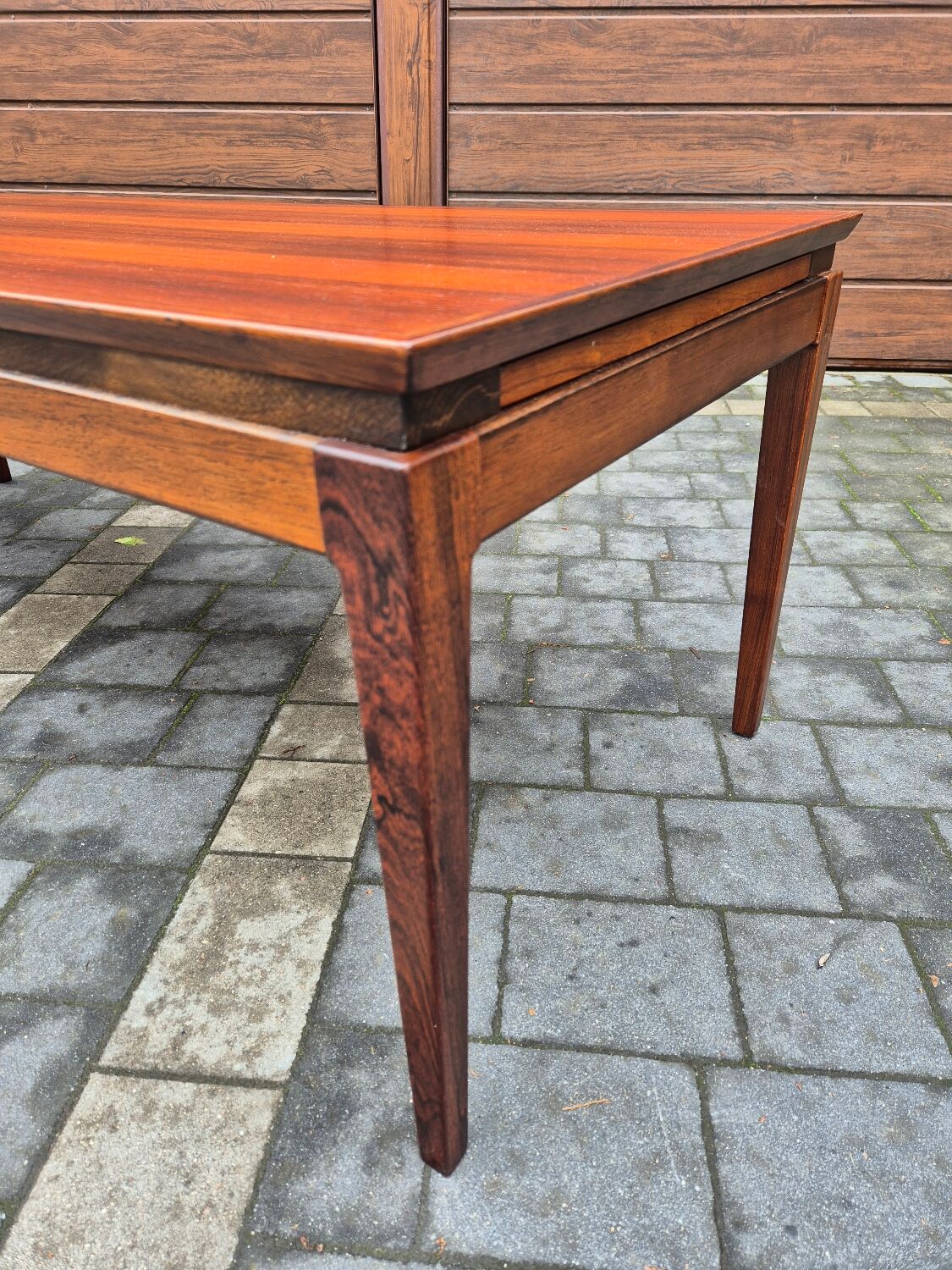 Extendable coffee table in rosewood, Danish vintage 1960s