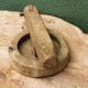 Savoyard brutalist wooden nutcracker, popular art