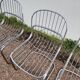 Set of 6 chrome metal design chairs from the 1970s.