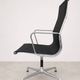 Charles Eames High-Back Aluminium Group Swivel Chair by ICF, Italy – Black