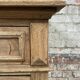 Commode en chêne blanchi avec 4 tiroirs