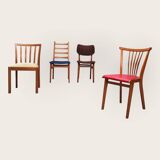 4 chaises mid century