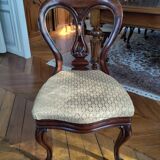 Superb Victorian mahogany extending table with 12 chairs – Late 19th century