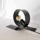 Lampe looping en acier, Massive, Belgique, 1990.