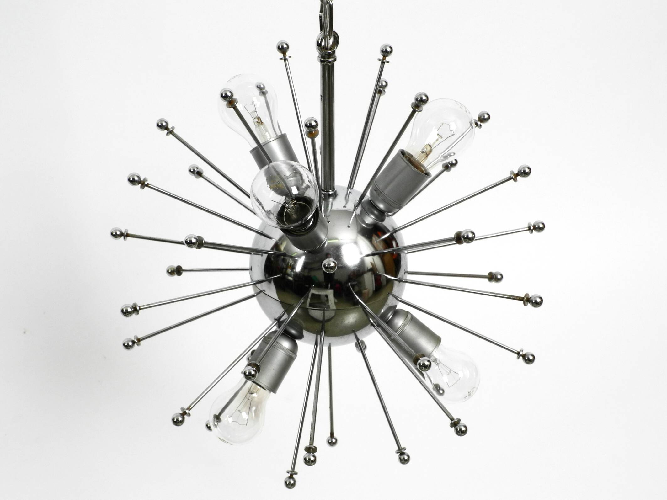 Suspension italienne unique XXL des années 1960 avec des fleurs en verre de Murano par VeArt
