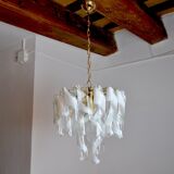 Simoeng's Spiral chandelier, murano glass, Italy, 1960