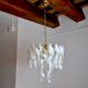 Simoeng's Spiral chandelier, murano glass, Italy, 1960