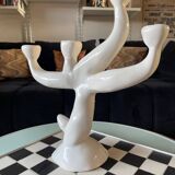 Chandelier céramique artisanale contemporaine