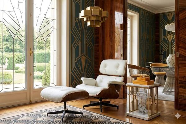 Charles et Ray EAMES – Édition MOBILIER International : Fauteuil Lounge et
