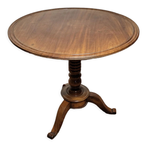 Table guéridon en acajou Louis