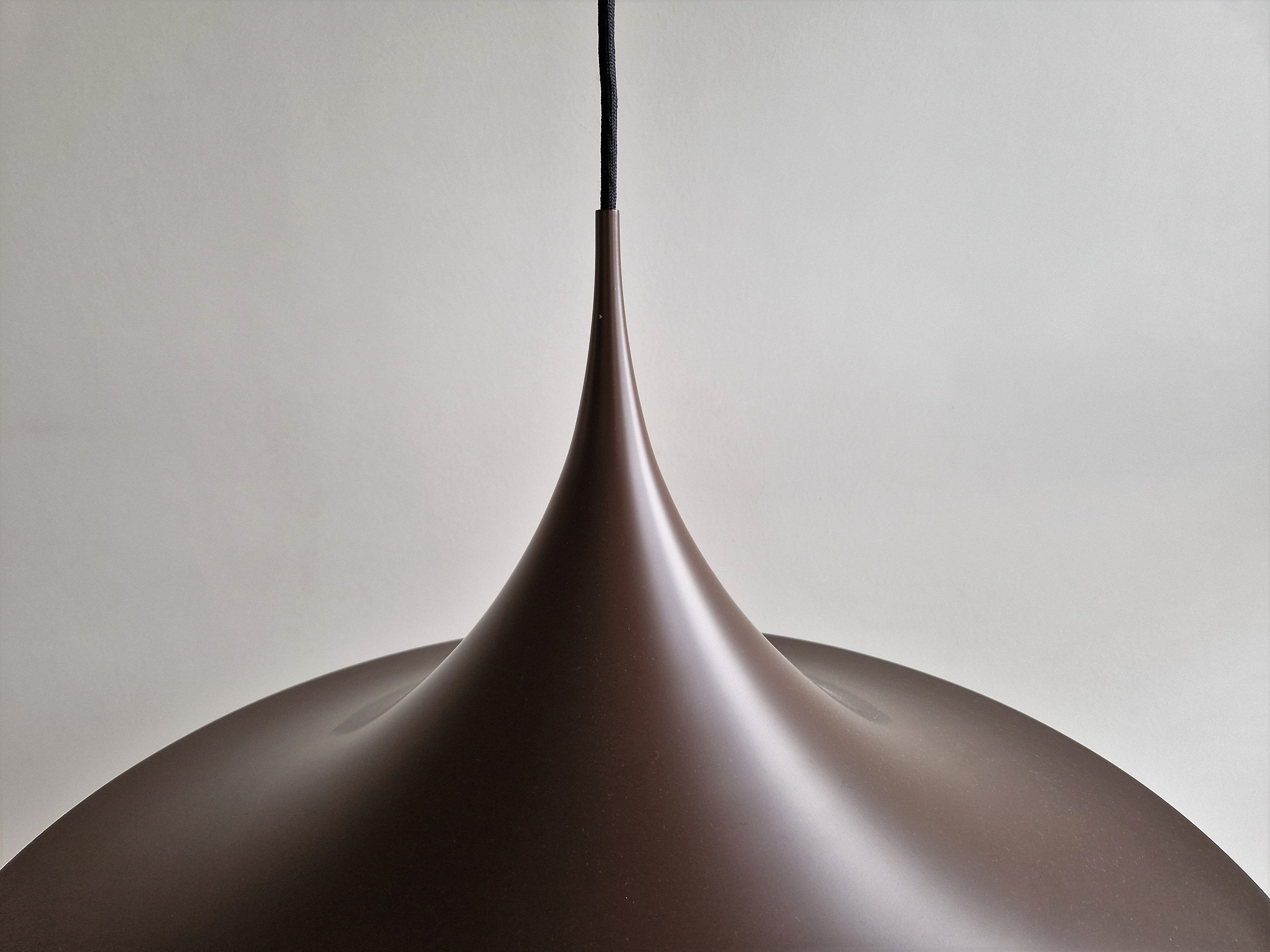 Semi pendant lamp by Claus Bonderup & Torsten Thorup for Fog & Mørup, Denmark, 1960s