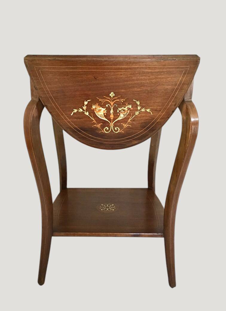 Art Deco marquetry tea table 1930
