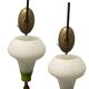 Vintage Italian Opaline Sconces Set of 2