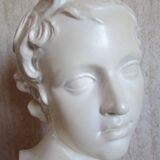 Head of a young man, plaster bust