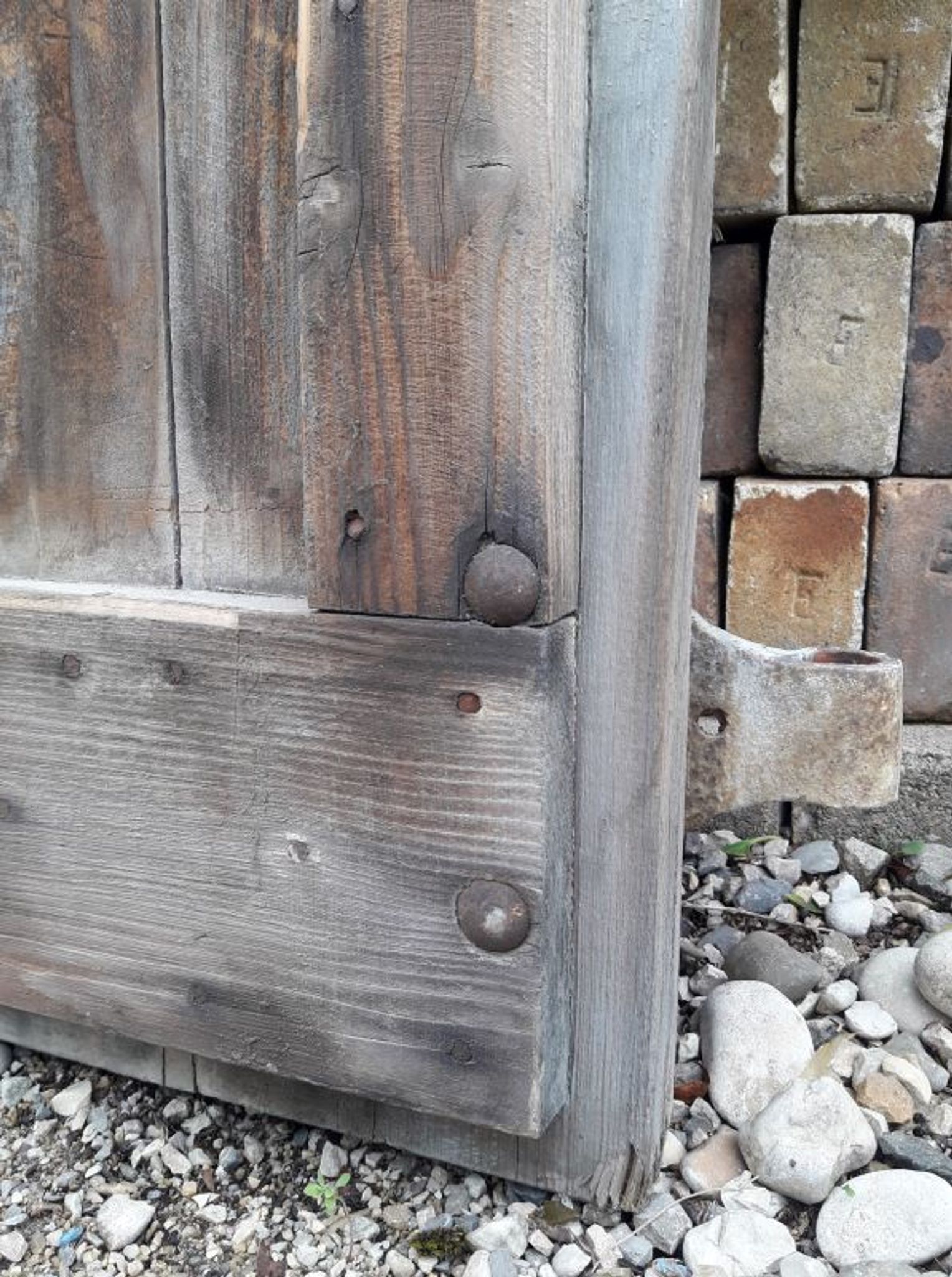 Pair of shutters fir hinges XVIII° old
