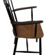 Vintage Danish spindle chair from the 1960s, Tapiovaara style armrests