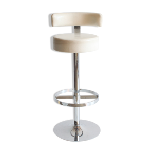 Tabouret de bar chromé