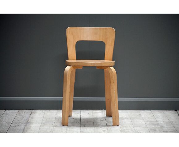 A set of four original model 65 chairs by Alvar Aalto for Artek | Selency