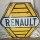 Old garage enamelled plate "renault"