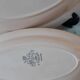 Duo de petits plats ovals Longwy modèle Betty