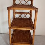 Vintage rattan shelf