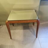 Art Deco coffee table 40s mirror