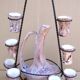 Bonaudi liqueur service (Francis and Josette) Vallauris signed.
