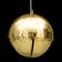 Lampe sphérique réglable en laiton de Münchner Werkstätten Allemagne 1970