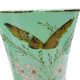 Pair of green opaline vases