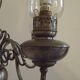 Flamish chandelier with 4 lights in hand-blown tin 5104