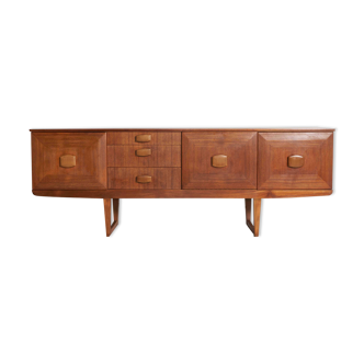 Stonehill vintage teak enfilade, Scandinavian style, 197,5cm