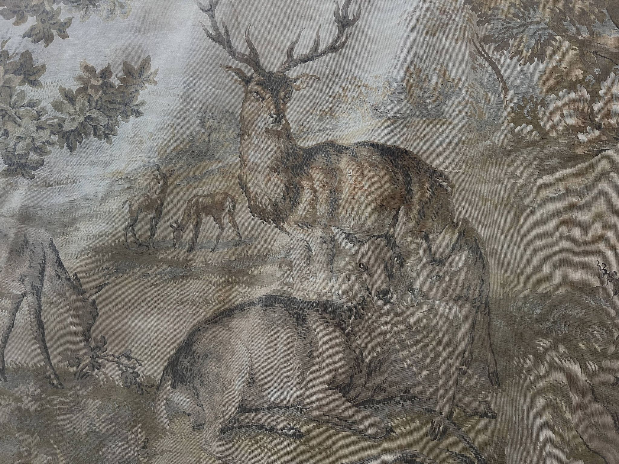 Tapisserie de style Renaissance à décor animalier, XXème siècle
